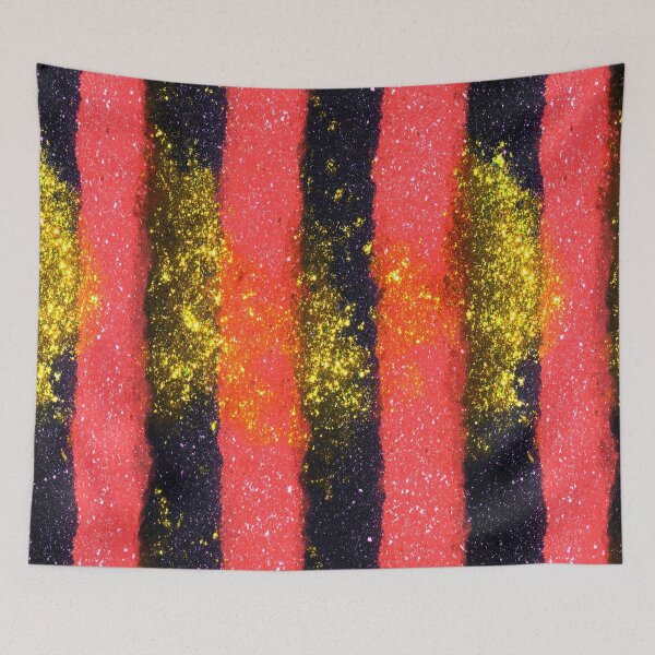 Item preview, Pink Gold Glitter Vertical Stripes designed and sold by bubblegoth.
