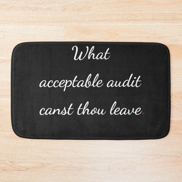 Item preview, "What acceptable audit canst thou leave" - handwriting white designed and sold by ariksworld.