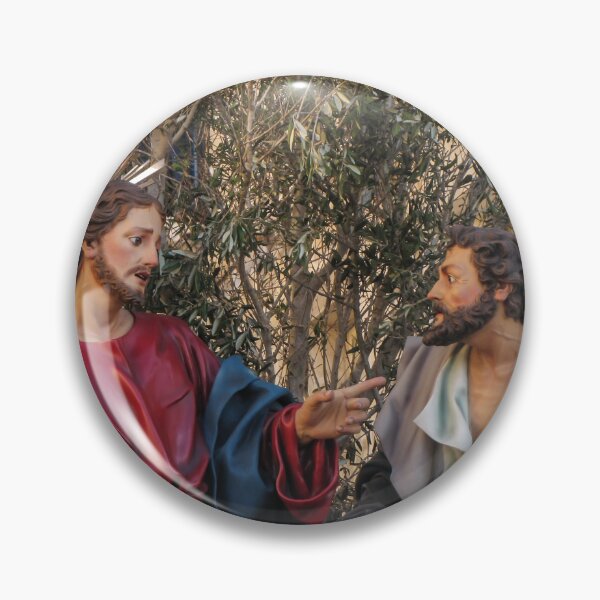 Item preview, Jesus Christ Statue and Disciple Sculpture Amid Olive Tree During Religious Procession and Holy Week Ceremony designed and sold by Nmallia.