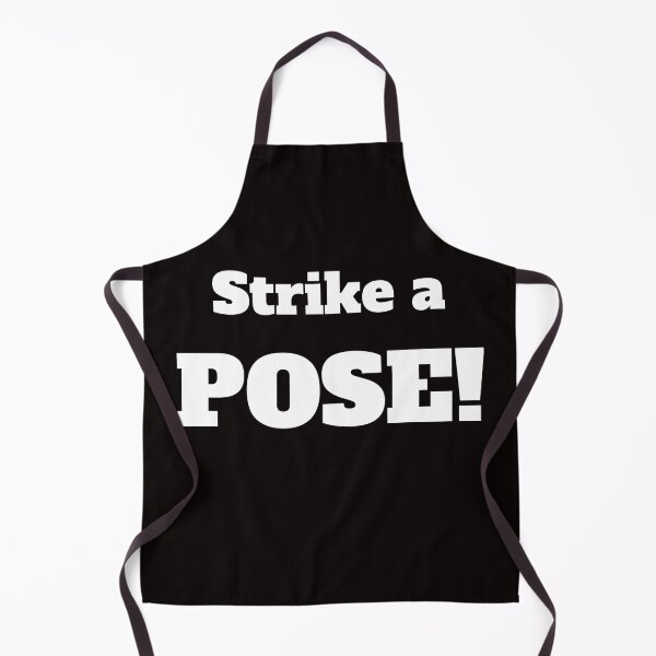 Item preview, Strike a pose! - bold graphic text designed and sold by TeeHeeRiot.