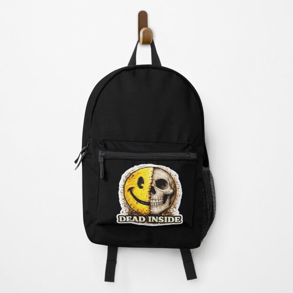 Item preview, Dead Inside Smiley Skull Meme Dark Humor Gothic Aesthetic designed and sold by VibeOffline Studio.