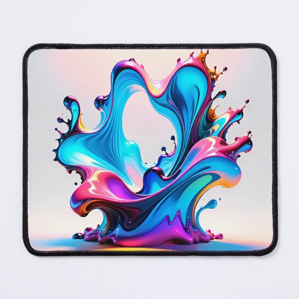 Item preview, Colorful Fluid Art with Floating Paint Droplets. designed and sold by MissYouONLY.