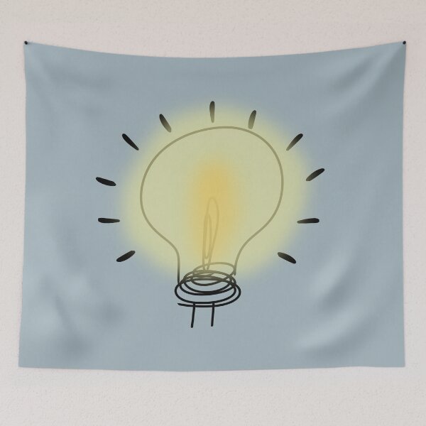 Item preview, Bright Idea Light Bulb Glow – Creative Inspiration designed and sold by Arts17N.
