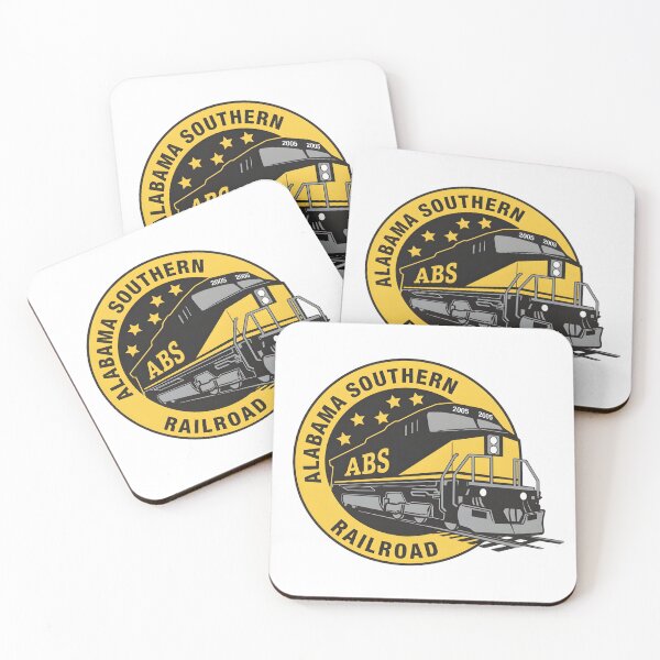 Item preview, Alabama Southern Railroad (ABS) Vintage Locomotive Logo designed and sold by CharlieDesings.