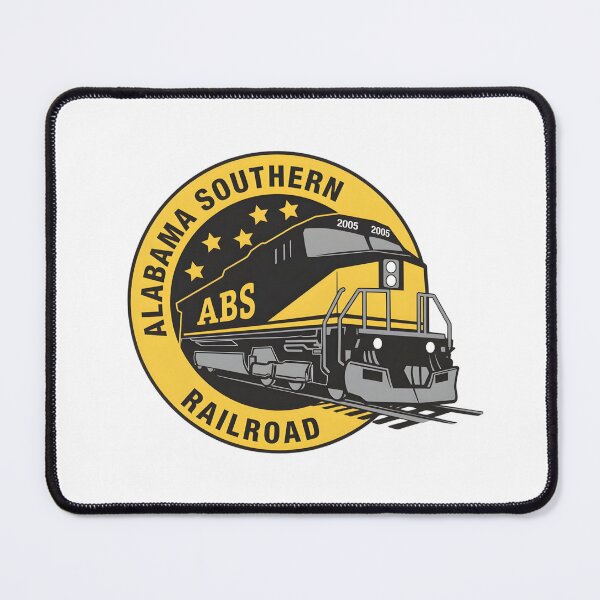 Item preview, Alabama Southern Railroad (ABS) Vintage Locomotive Logo designed and sold by CharlieDesings.