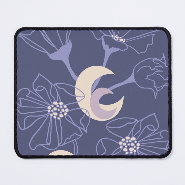 Item preview, Moon and flower drawing designed and sold by GENEST-V.