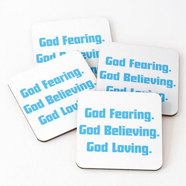 Item preview, Blue Font God fearing, God believing, God loving designed and sold by 1anne-grace1.