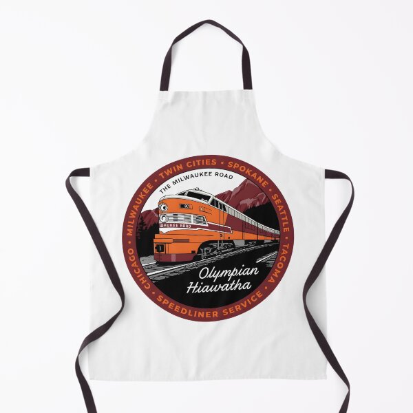 Item preview, Vintage Olympian Hiawatha Speedliner Poster designed and sold by CharlieDesings.