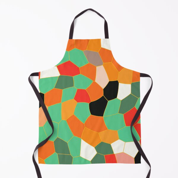 Item preview, Orange, Green And Yellow Stained Glass Style Pattern designed and sold by DEC02.