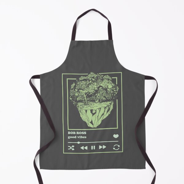 Item preview, Bob Ross Afro Naturescape Lofi Player (Neg) designed and sold by SKETCHYANDGRAPHIC.