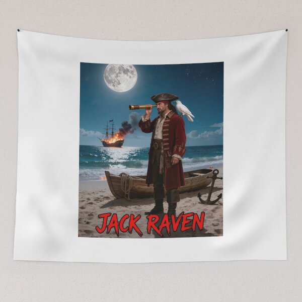 Item preview, Jack Raven Stranded Print designed and sold by Lichentroupe63.