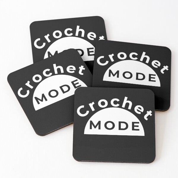 Item preview, Crochet Mode - Funny Crochet Mode Design designed and sold by SipAndStitchCo.