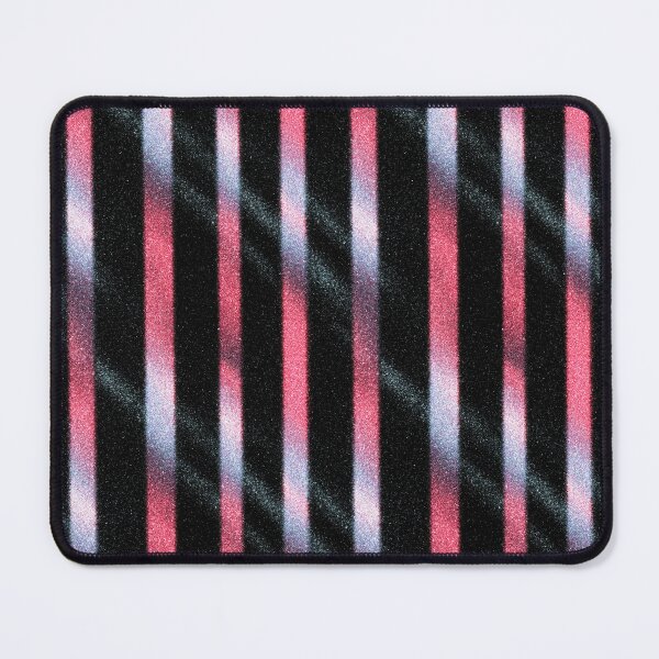 Item preview, Silver Pink Glitter Stripe Pattern designed and sold by bubblegoth.