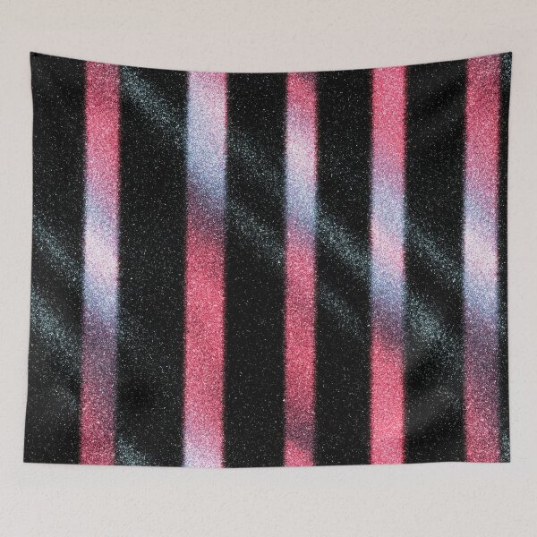 Item preview, Silver Pink Glitter Stripe Pattern designed and sold by bubblegoth.