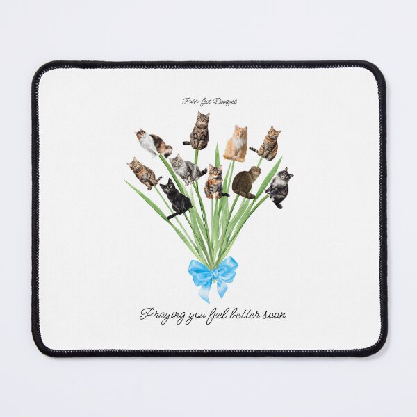 Item preview, Praying Get Well Cat Purr-fect Bouquet designed and sold by MYCatStuff.