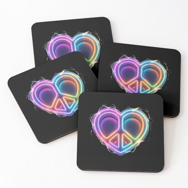 Item preview, Neon Heart Harmony designed and sold by RH Design Lab.