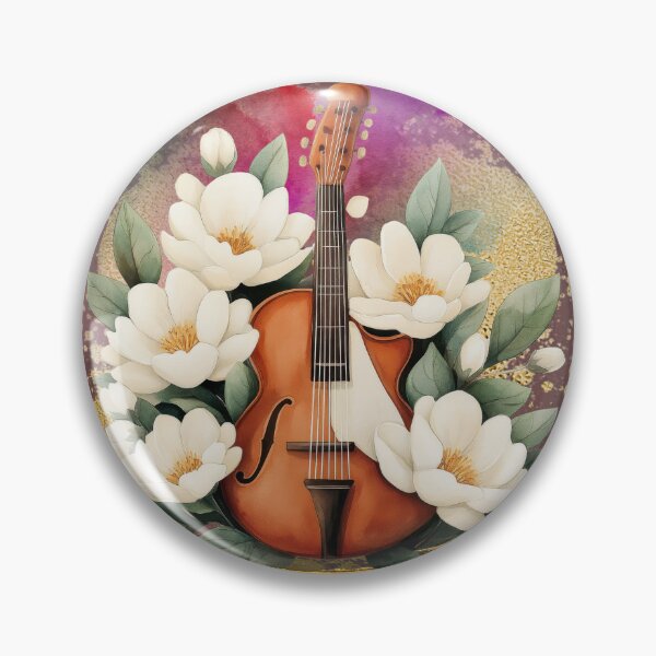 Item preview, Floral Violin | Botanical Classical Music Illustration designed and sold by ChenEngEng.