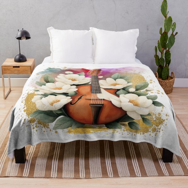 Item preview, Floral Violin | Botanical Classical Music Illustration designed and sold by ChenEngEng.