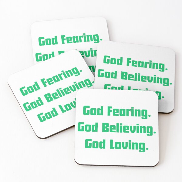 Item preview, Green Font God fearing, God believing, God loving designed and sold by 1anne-grace1.
