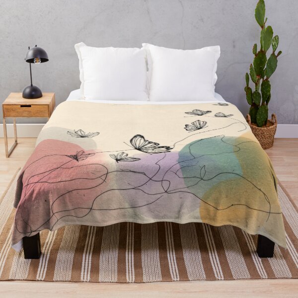 Item preview, Soft colors: butterflies flowers designed and sold by anytka.