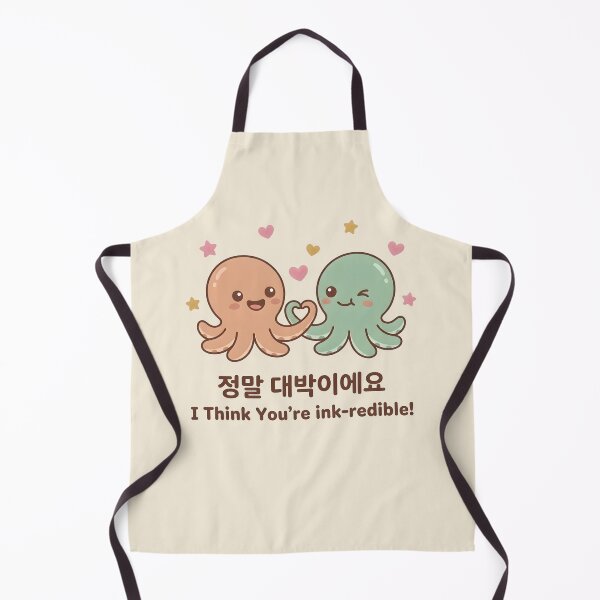 Item preview, I Love You Cute Korean Octupus Greeting  designed and sold by HowToCanadian.