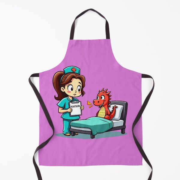 Item preview, Heartburn Dragon – Funny Nurse Humor     designed and sold by AnimalAirtistry.
