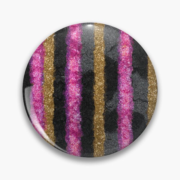 Item preview, Pink Gold Glitter Stripe Pattern designed and sold by bubblegoth.