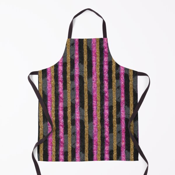 Item preview, Pink Gold Glitter Stripe Pattern designed and sold by bubblegoth.