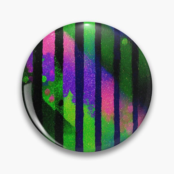 Item preview, Neon Pink Green Stripe Pattern designed and sold by bubblegoth.