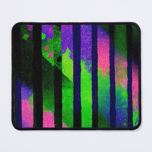 Item preview, Neon Pink Green Stripe Pattern designed and sold by bubblegoth.
