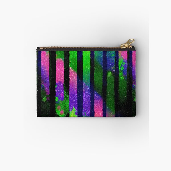 Item preview, Neon Pink Green Stripe Pattern designed and sold by bubblegoth.