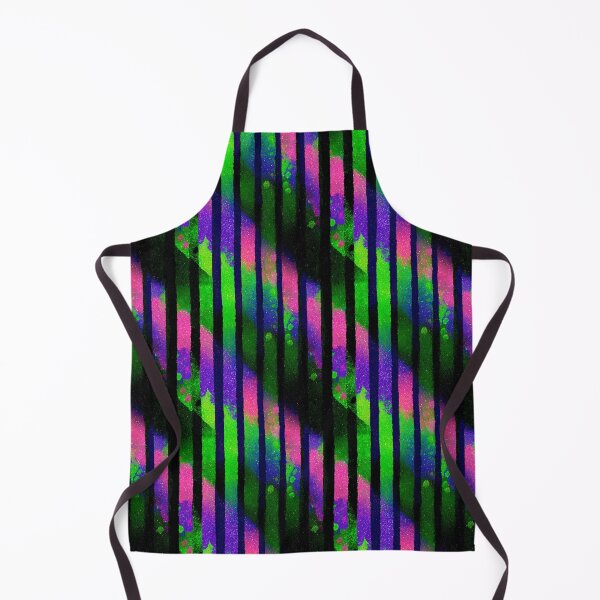 Item preview, Neon Pink Green Stripe Pattern designed and sold by bubblegoth.