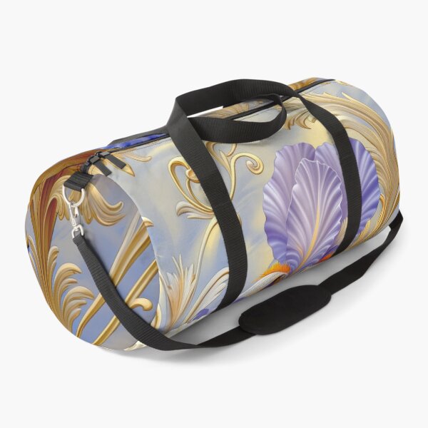 Item preview, Purple and White Iris Floral Art designed and sold by MargaretWiktor.