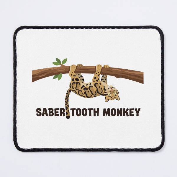 Item preview, Saber Tooth Monkey Funny Clouded Leopard designed and sold by Petzzz.