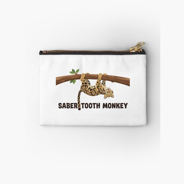 Item preview, Saber Tooth Monkey Funny Clouded Leopard designed and sold by Petzzz.