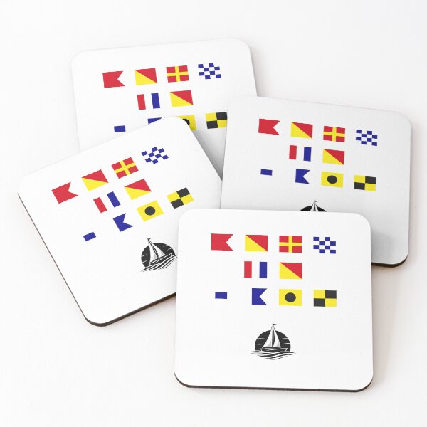 Item preview, Born to Sail - Nautical Signal Flags designed and sold by AnchorsAwayCo.