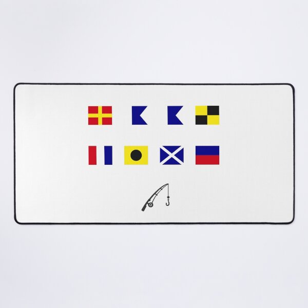 Item preview, Reel Time - Nautical Signal Flags designed and sold by AnchorsAwayCo.