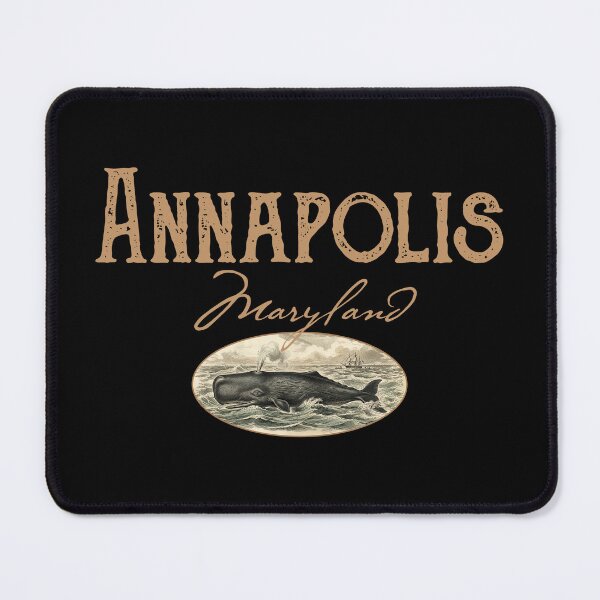 Item preview, Annapolis Maryland Vintage Whale Design designed and sold by Futurebeachbum.