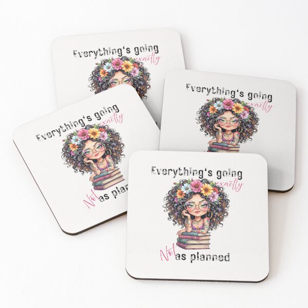 Item preview, Sarcastic Woman Quote Sticker – Everything’s Going Exactly Not As Planned designed and sold by KymeraStudio25.