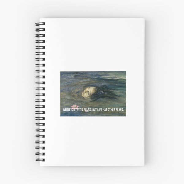 Item preview, Life Won’t Let Me Chill – Dramatic Water Art Meme designed and sold by sorryNOTsorry.brand.