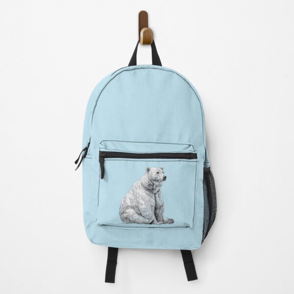 Item preview, Bear sitting on blue background designed and sold by anytka.