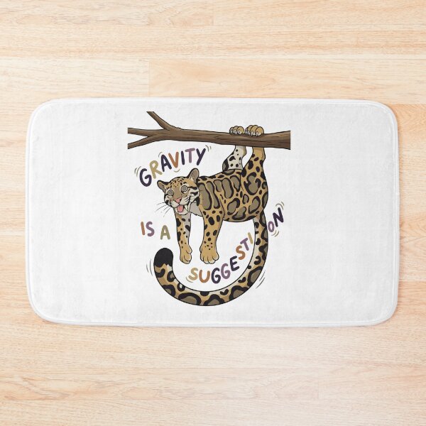 Item preview, Gravity Is A Suggestion Upside Down Clouded Leopard designed and sold by Petzzz.