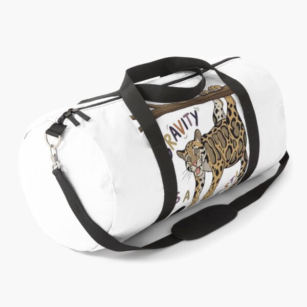 Item preview, Gravity Is A Suggestion Upside Down Clouded Leopard designed and sold by Petzzz.