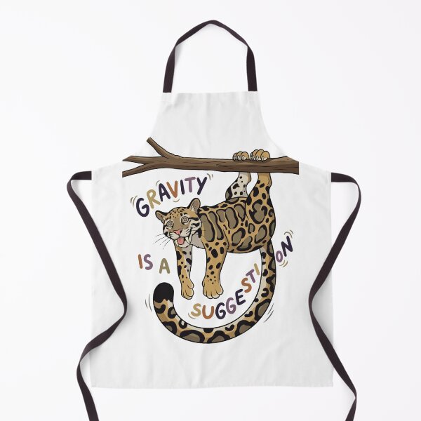 Item preview, Gravity Is A Suggestion Upside Down Clouded Leopard designed and sold by Petzzz.
