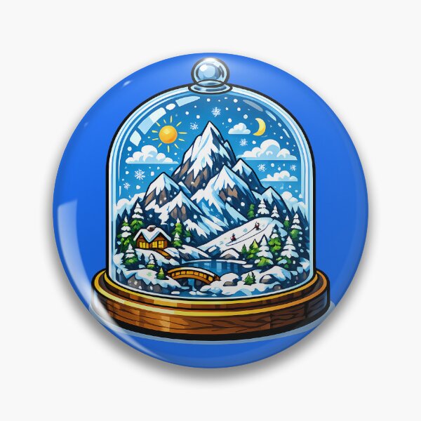 Item preview, World of Snowy Mountains under a Glass Dome designed and sold by kyokugen.