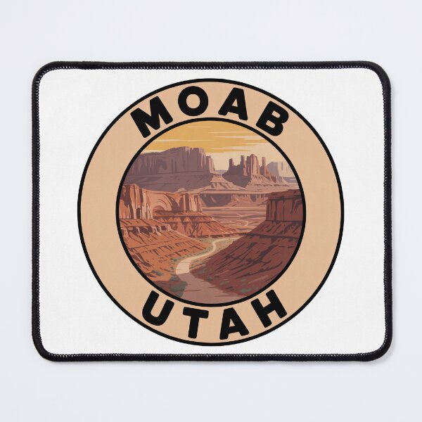 Item preview, Moab Utah Sticker – Red Rock Canyon Desert Landscape designed and sold by pod24.