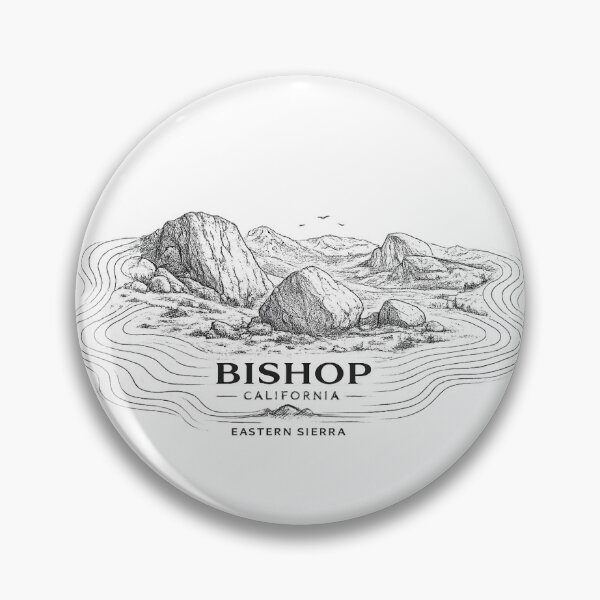 Item preview, Bishop Bouldering Topographic Lines designed and sold by VerticalPulse.