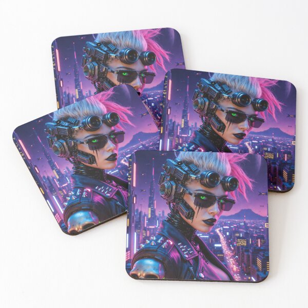 Item preview, Cybo City Punk Rock 2 designed and sold by Paintcave_artstudio.