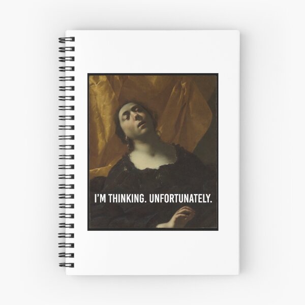 Item preview, Burden of Thought – Dramatic Golden Drape Meme designed and sold by sorryNOTsorry.brand.