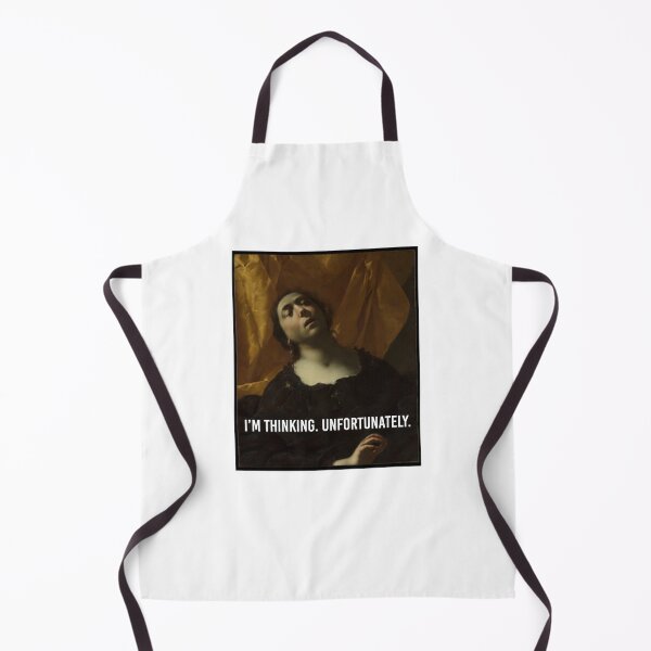 Item preview, Burden of Thought – Dramatic Golden Drape Meme designed and sold by sorryNOTsorry.brand.